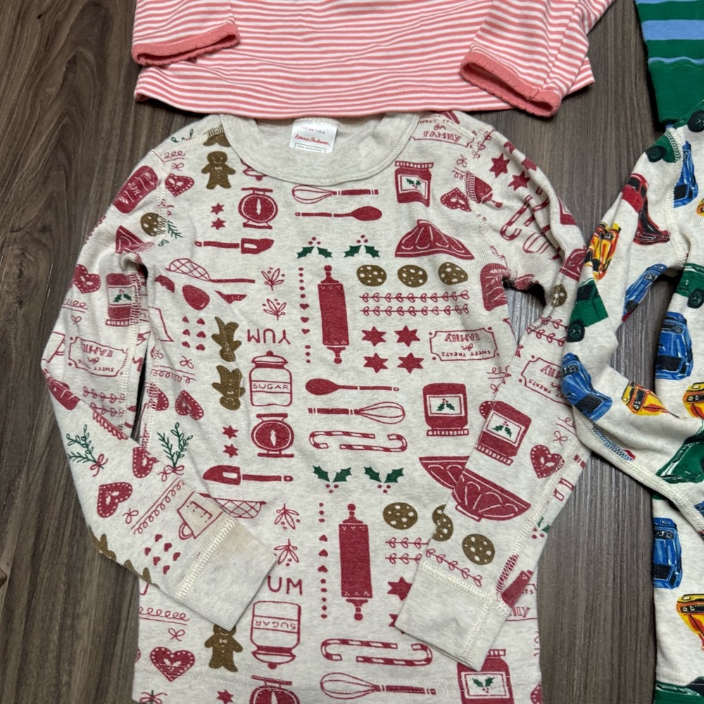 4 of Hanna Anderson toddler 4T pajama long sleeve shirt - Picture 5 of 8